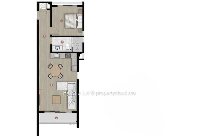 New Apartment For Sale In Mont Choisy (2-Story)