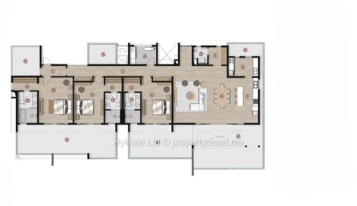 Penthouse For Sale In Mont Choisy (R+3)